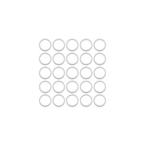 Sterling Seal ORTFE015x25 Number-015 Standard Teflon O-Ring, Outstanding Weather Resistance, Polytetrafluoro-Ethylene, 9/16" ID, 11/16" OD (Pack of 25)