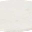 Creative Co-Op Marble Lazy Susan, White