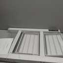 GameGem 2 Step Ladder, Folding Step Stool with Wider Pedal, Anti-Slip Feet & Non Slip Stripes, Aluminum Sturdy Material, 300Lbs Capacity, Elegant Look of Modern White Better Matches Your Home