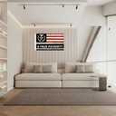 2 x WENWELL Charlie Kirk America Flag,Patriotic Memorial Banner Tapestry, Polyester, 3x5 Ft, Weather Resistant, Outdoor Wall Decor with Grommets