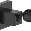 KANARY All Metal Square Handheld Shower Bracket Hand Held Shower Holder (Matte Black)