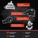 Engine Motor and Transmission Mount Kit Compatible with 2011 Lacrosse L4 2.4L 2011- 2013 Regal L4 2.4L & 2014 Impala L4 2.5L-Automatic Transmission 4pcs A5537 A5532 A5502 A5501