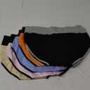 Eiggam Underwear for Women Cotton High Waist Panties Full Coverage Briefs Soft Strech Ladies Breathable Panties-Multi 6 Pack XL