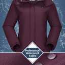 CAMEL CROWN Women's Ski Jacket Winter Snow Coat Warm Fleece Mountain Waterproof Female Jacket Snowboarding jackets (XXL)
