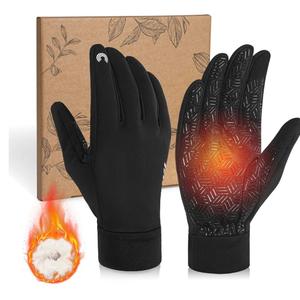 RIGWARL Upgraded Plush Gloves for Cold Weather, Women Men Winter Gloves for Late Fall and Early Winter, Warm Running Gifts