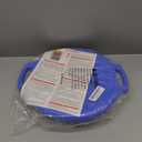 Sports Scooter Board with Handles Sitting Scooter Board with Universal Wheels Manual Sport Scooters Plastic Casters Floor Scooter Board for Gym Physical Education Equipment Indoor Outdoor (Blue)