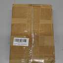 Goiio 6 Pack Amber Glass Jars, 8 Oz Thick Amber Round Glass Jars, with Black Metal Lids, for Spice, Liquid, Sample, Leakproof and Dishwasher Safe