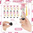 Qunclay 12 Pack Graduation Candy Tubes Class of 2026 Pink Graduation Cash Gift Plastic Grad Cap Jars Candy Container with Tassels and Diploma for Grad Table Decor Party Favors