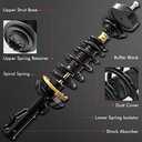 A-Premium Front Complete Strut & Coil Spring Assembly Compatible with BMW 128i 2008-2013, 135i 2008-2013, 135is 2013, 328i 2007-2013, 335i 2007-2013, 335is 2011-2013, w/o Sport Suspension