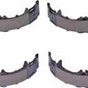 Rear Drum Ceramic Brake Shoes Set Replacement For Toyota Camry Highlander Avalon Lexus ES300 ES350