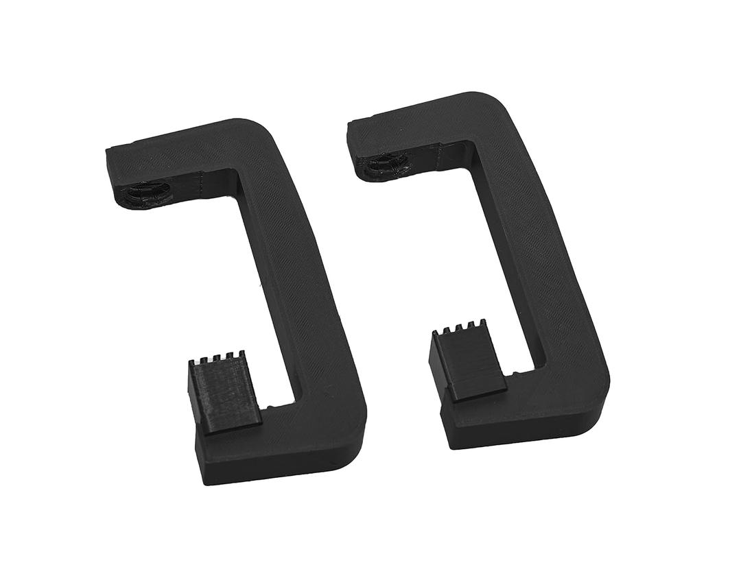 Set of Extended Clamps (+1.1 inch / + 28mm) for Logitech G25 / G27 / G29 / G920 / G923 / Driving Force GT