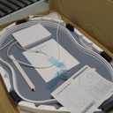 SMIROR Asymmetrical Backlit Bathroom Mirror with Lights 24 x 36, Irregular Cloud Led Lighted Vanity Mirror for Wall, Anit-Fog, Dimmable, Memory Function (Horizontal/Vertical)