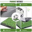 Novabright Soccer Ball Display Case Transparent Acrylic Full Size Soccer Ball Display Holder with Grass Turf Self Assembly Acrylic Case Protection Dustproof Showcase