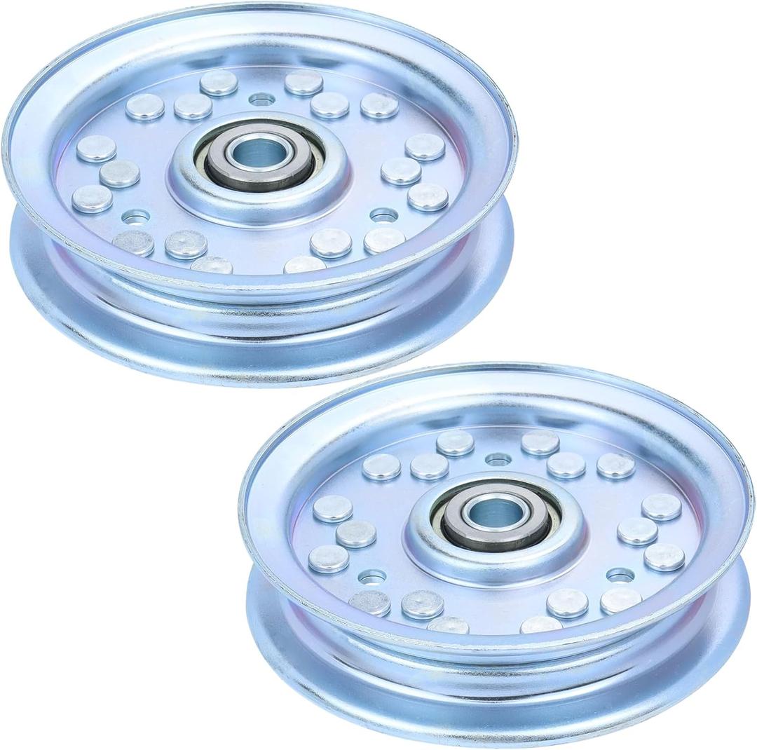 2 Pack 033-6001-00-4 3/4 Idler Pulley Bad Boy Replaces Bad Boy 033-6001-00 Idler Pulley, Bad Boy 033 6001 00, 033600100 for Bad Boy ZT Elite 60, MZ 42, Maverick 54, MZ Magnum, Pup Mowers
