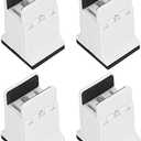 Bed Risers,Bed Risers,6 inch,Furniture Risers,Desk Riser,Table Risers,4Pcs Bed Riser, Rubber Furniture Riser Bed Blocks Sofa Risers Table Desk Feet Raising Pads with Screw Clamp