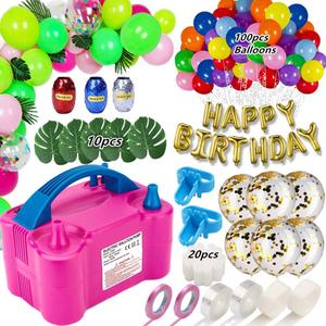Balloon Pump Electric Party Decorations  Electric Balloon Pump for Balloon Arch Kit, Portable Dual Nozzle Balloon Inflator