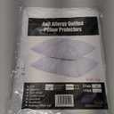 UNILIBRA 2 Pack Waterproof Pillow Protector Quilted Queen Size(21"X30") (Queen Pillow Protector)