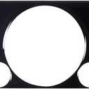 Aunginsy Central Air Conditioning Control Switch Rotary Panel Trim Cover Compatible with Toyota Tacoma 2006-2015 Center Console Air Conditioning Adjustable Switch Panel Decorative Sticker Accessories (Piano Black)