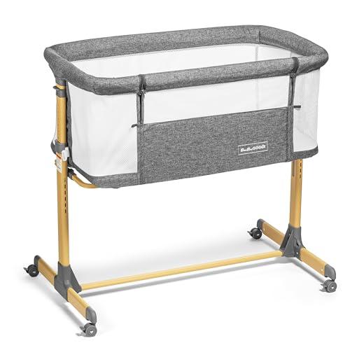 Amazon.com: 3 in 1 Baby Bassinet with Wheels, Portable Bedside Sleeper for Baby with 6 Adjustable Heights and Foam Mattress, Baby Bedside Crib for Newborns and Infants : Baby