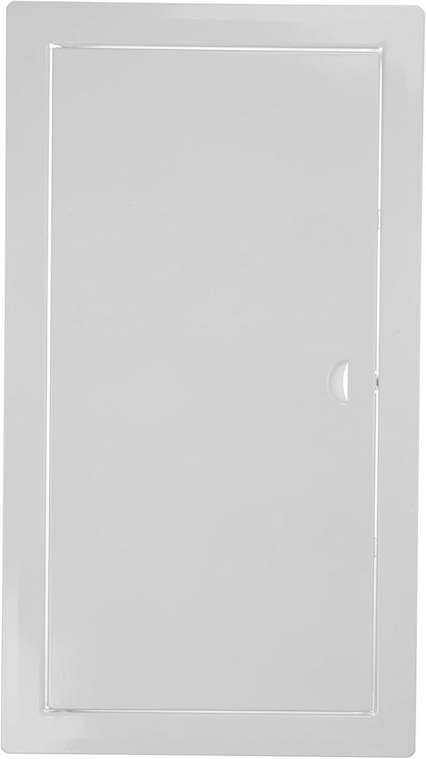 Vent Systems Access Panel for Drywall 8 x 16 Inch - Wall Hole Cover Plate - Metal Access Door with Handle - Plumbing Access Panel for Drywall - Service Shaft Crawl Space Door - Wall Access Panel