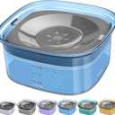 UPSKY 70oz Dog Water Bowl 2L No Spill Dog Bowls Large Capacity Spill Proof Slow Water Feeder, No Splash Dog Bowl Pet Water Dispenser Vehicle Carried Travel Slow Drinking Bowls for Messy Drinkers, Cats