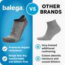 Balega Hidden Comfort Performance No Show Athletic Running Socks for Men and Women, Large