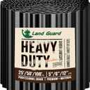 Land Guard Corrugated Garden Edging Border, 6" × 100' Landscape Paver Edging, Tall Landscape Edging, Fence for Garden, Flower Bed, Lawn and Landscape Edging (Black)
