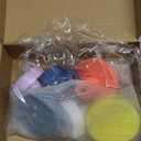 Otoolling 6 Pack Knobs Wall Coat Hooks for Kids Round Colorful Wood Adhesive Coat Circle Hangers Decorative Hooks for Wardrobe Classroom Bedroom Nursery Hats Scarf Bag Towel Hanging Rack