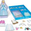 Melissa & Doug Disney Princess Cinderella Magnetic Dress-Up Wooden Doll Pretend Play Set (30+ pcs)