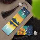 4 PCS Diamond Art Bookmarks for Adult Reader and Crafts Lovers