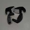 Maveek Baby Proofing Drawers, 4 Pack Child Proof Locks For Corner Drawer Thinner Door Cabinet Kitchen Cupboard Dresser Fridge, Childproof Furniture Latch For 0-12 month Infant (Black)