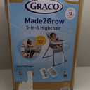 Graco Made2Grow 5-in-1 Convertible Highchair Adjustable Baby to Toddler Seat Hudson