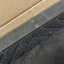 Smiry Front Door Mat Outside Entrance, Heavy Duty Sturdy Natural Rubber Doormat, Trap Dirt and Moisture, Easy Clean Low Profile Welcome Floor Mats for Indoor Outdoor Entry, 35x23 Inch, Black