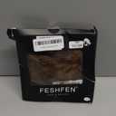 FESHFEN Messy Bun Hair Piece - Wavy Synthetic Chignon Scrunchies for Instant Volume, Elastic Bun Ponytail Hair Extensions Thick Hairpieces for Women, Golden Brown 1.50 oz (Medium)