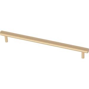 Franklin Brass Oversized (5-Pack) Cabinet Handles 12" Hole Center Modern Long Pulls | Satin Gold Hardware Kitchen Door, Drawers, Dressers, Furniture P41890K-523-B