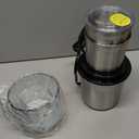 Secura Electric Coffee Grinder and Spice Grinder with 2 Stainless Steel Blades Removable Bowls