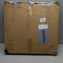 Rustic Vintage Big Wood Food Breakfast Serving Trays with Cutout Metal Handles(20 Inches) Large Nesting Board Decorative Serving Trays Platter in Bed, Ottoman, Coffee Table, BBQ, Party(Washed White