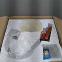 Modern Decoration Wall Sconce Mid Century with White Milk Glass Vintage Industrial Wood Wall Light Hardwired Smoke Grey Amber Farmhouse Reading Wall Lamp for Bedroom Living Room Bedside