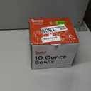 Sweese 10 oz Small White Porcelain Bowls - Set of 6 Dessert, Ice Cream, Snack & Yogurt Bowls, Ceramic Serving Bowls for Rice or Soup