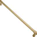 Solid Heavy Duty Jasper Pull Gold Appliance Pull 12 Inch Brushed Brass Cabinet Pulls Extra Long Kitchen Cabinet Handles Cabinet Hardware Kitchen Handles for Drawer Cupboard Handles