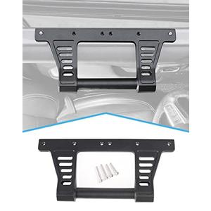 JeCar Grab Handle Aluminum Alloy Roll Bar Handle Interior Accessories Compatible with Jeep Wrangler 2018-2023 JL JLU & 2020-2023 Gladiator JT Truck, Black