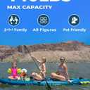 TIGERXBANG 11'6"/11'/10' Inflatable Paddle Board with Complete Accessories, Versatile Premium Paddle Boards for Adults/Youth, Stand Up Paddle Board Polar/Wave/Sunny Wave Collection
