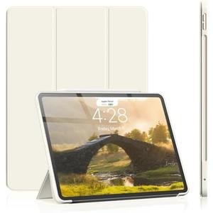 Aoub Case for iPad Pro 11 Inch Case (M4) 2024 5th Generation, Protective Cover with Soft Smooth TPU Back, Auto Wake/Sleep, Supports Pencil Pro & Pencil USB-C Charging - Cream White Aoub Case for iPad Pro 11 Inch Case (M4) 2024 5th Generation, Protective Cover with Soft Smooth TPU Back, Auto Wake/Sleep, Supports Pencil Pro & Pencil USB-C Charging - Cream White