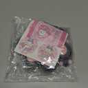 Cat Paw Squishy Big Fufu Squishies Giant Cat Paw Toy 5.5 Inch Large Paw Print Squishy Squeeze Toys Tangcii Pinch Family Silicone Stress Relief Cute Soft Sticky Toy for Adults Kids (Black+pink)