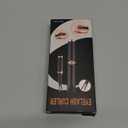 Heated Eyelash Curler, 2-in-1 Clip-Type Design, 3 Temperature Modes, USB Rechargeable Electric Eyelash Curler, Natural Curling, Brown Black EB