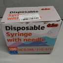 0.5ML Syringe, Lab Supplies Syringes 31G 5/16 Inch, Individually Wrapped, Pack of 100