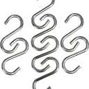200Pcs 1 Inch Stainless Steel S Hook Curtain Hanging Connectors Mini S Shaped Hangers Ornament for DIY Jewelry Chain Hardware Pet Name Tag Lure and Assembly DIY Crafts Doll House Towel Hook Key Ring