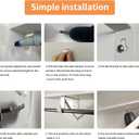 Heavy Duty Closet Shelf and Rod Brackets (White, 3 Pack)