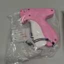 Stitch Gun for Clothing, Stitchy Gun Quick Clothes Fixer, Dress Tagging Gun-Includes 2,000 Black Fasteners & 2,000 White Fasteners & 6 Needles (Rose Red/White)