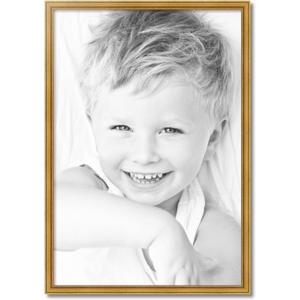 26x38 Inch Gold Picture Frame, This 1.28 Inch Custom Wood Poster Frame is Gold, Great for Your Art or Photos - Comes with Economy Acrylic